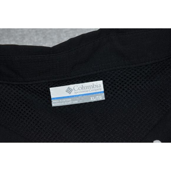 Columbia PFG Performance Fishing Gear Shirt Mens XL Black Polyester Vented - Picture 5 of 7